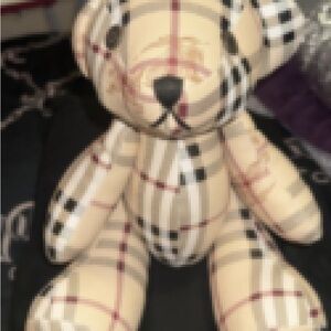 Plaid Checkered Stuffed Bear